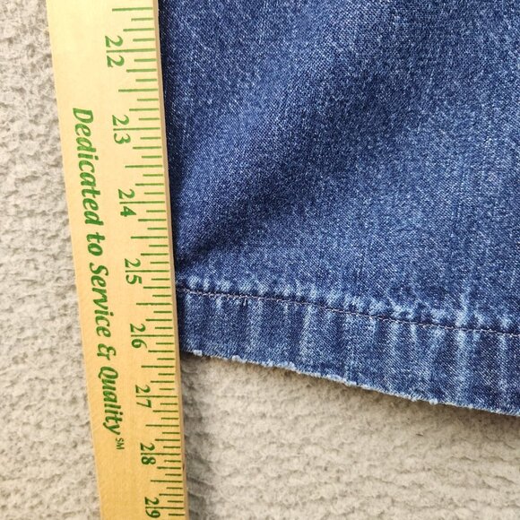 Haggar Pants Mens 34x29 Blue Denim Comfort Waist Classic Fit Jeans 100% Cotton - Picture 4 of 8